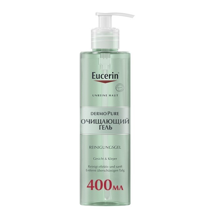 Изображение товара Eucerin dermopure очищающий гель 400 мл для жирной и комбинированной кожи