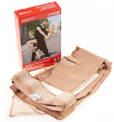 Изображение товара Lauma чулки медицинские компрессионные без мыска 2 класс размер 2k