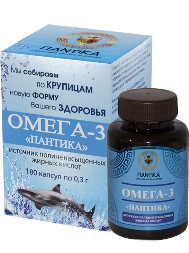 Омега-3 пантика 180 шт. капсулы массой 300 мг инструкция по применению