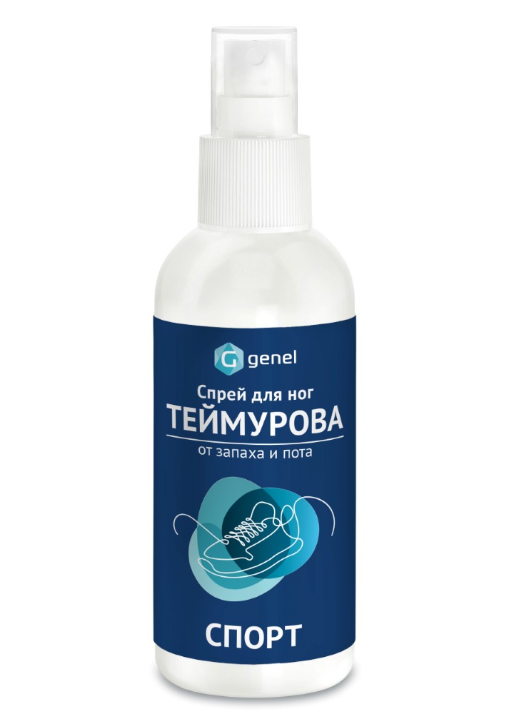 Изображение товара G genel спрей для ног теймурова от запаха и пота спорт 150 мл