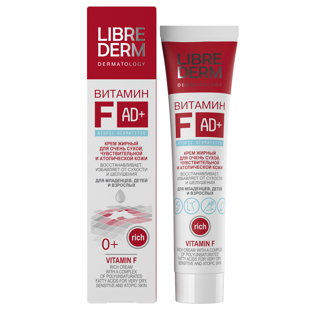 Изображение товара Librederm витамин F жирный крем 50 мл для очень сухой и атопичной кожи