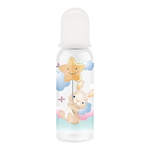 Изображение товара Силиконовая бутылочка Lubby 250 мл с соской для новорожденных Изображение товара Силиконовая бутылочка Lubby 250 мл с соской для новорожденных