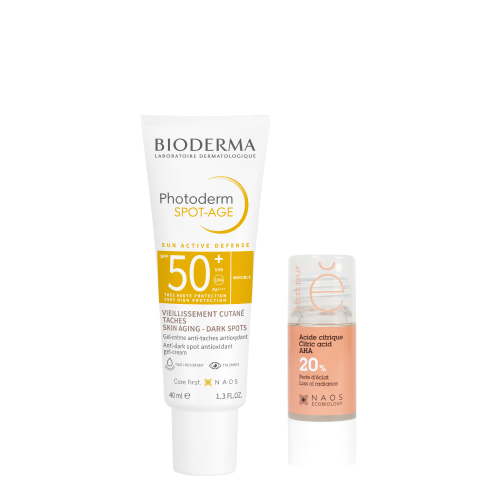 Изображение товара Набор Bioderma Photoderm гель-крем против пигментации и морщин SPF50+ 40мл + Etat Pur Сыворотка с лимонной кислотой 20% 15мл