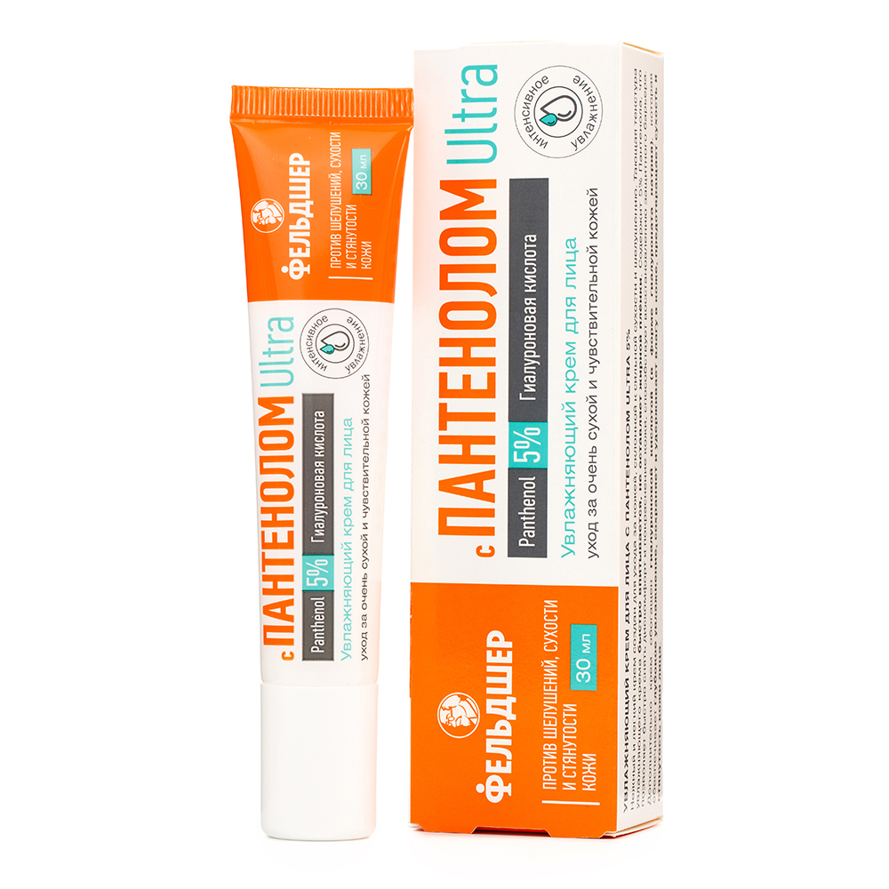 Изображение товара Фельдшер крем для лица с пантенолом ultra увлажняющий 5% 30 мл