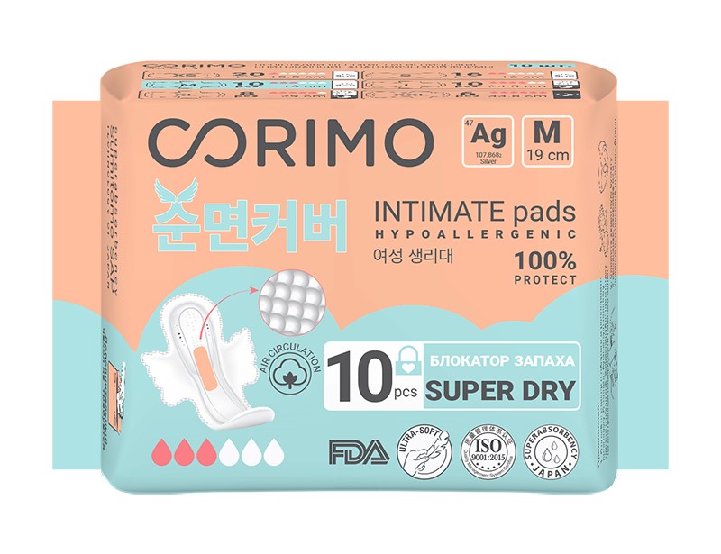 Изображение товара Corimo прокладки размер m 10 шт.