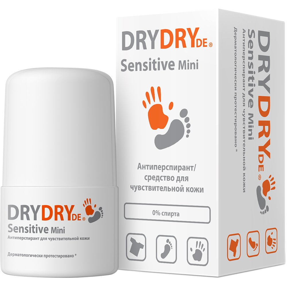 Изображение товара Антиперспирант Dry Dry De Sensitive Mini для чувствительной кожи 20 мл