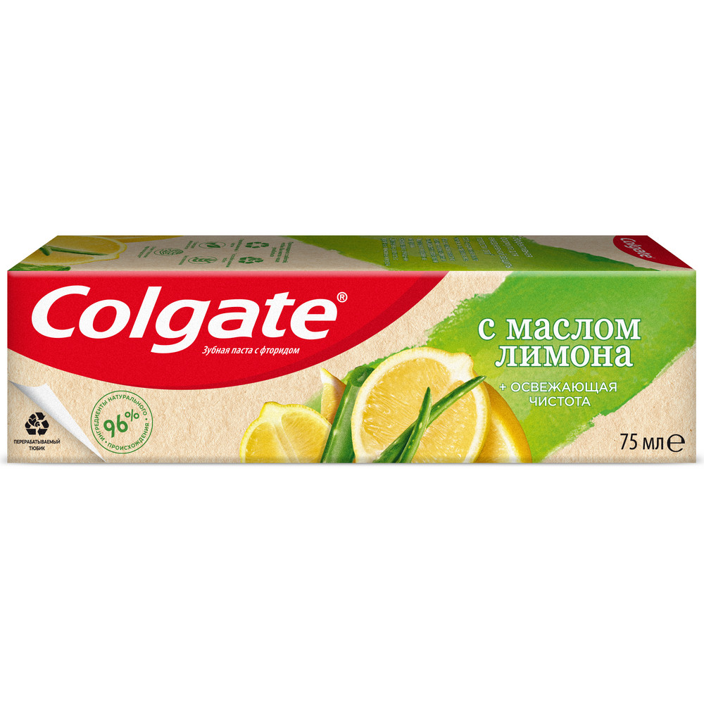 Изображение товара Colgate зубная паста освежающая чистота с маслом лимона 75 мл