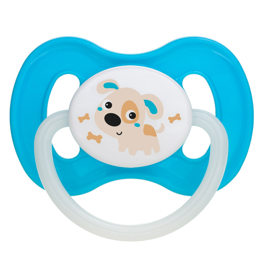 Изображение товара Силиконовая симметричная соска-пустышка Canpol Babies для детей 6-18 месяцев