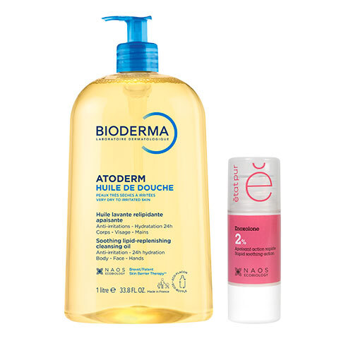Изображение товара Набор Bioderma Atoderm Масло Для Душа 1000мл + Etat Pur Сыворотка С Эноксолоном 15мл