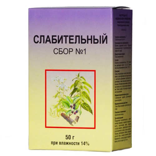 СБОР СЛАБИТЕЛЬНЫЙ N1 50,0 /ФИТО-БОТ/ инструкция по применению
