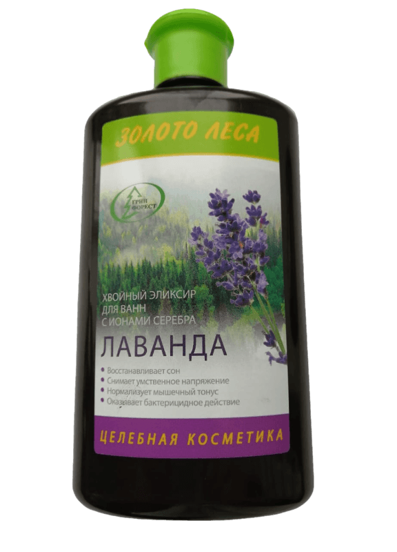Изображение товара Эликсир хвойный с ионами серебра лаванда 450 мл для принятия ванн