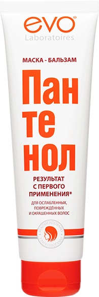 Изображение товара Evo пантенол маска-бальзам для сухих ослабленных и поврежденных волос 150 мл