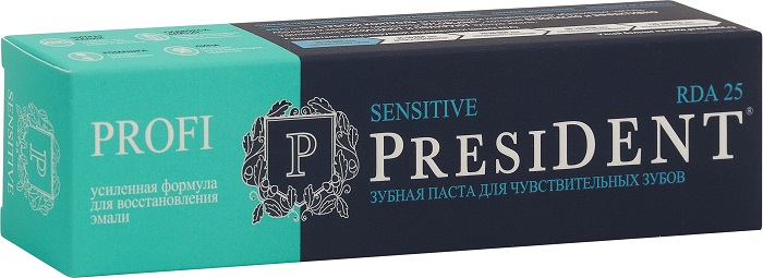 Изображение товара President profi зубная паста sensitive 100 мл