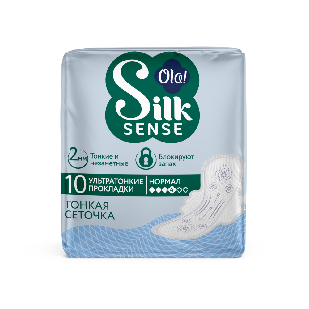 Изображение товара Ол Silk Sense ультратонкие прокладки для умеренных выделений 10 шт