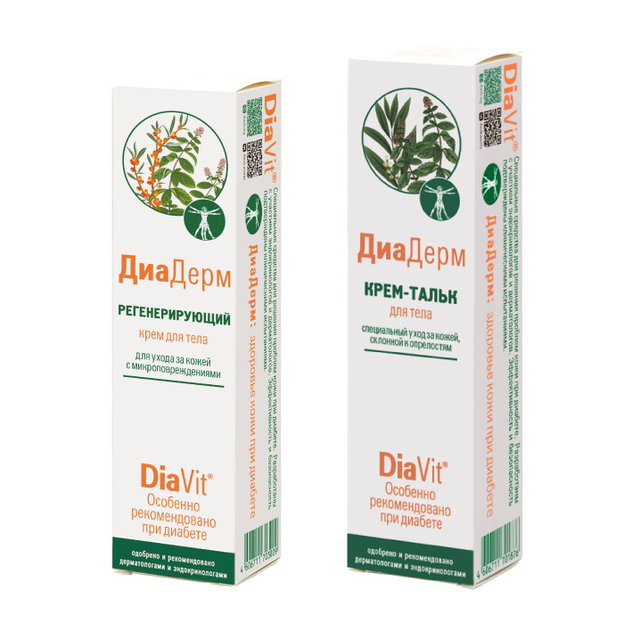 Изображение товара Набор Диадерм Крем-тальк + Диадерм Крем регенерирующий со скидкой