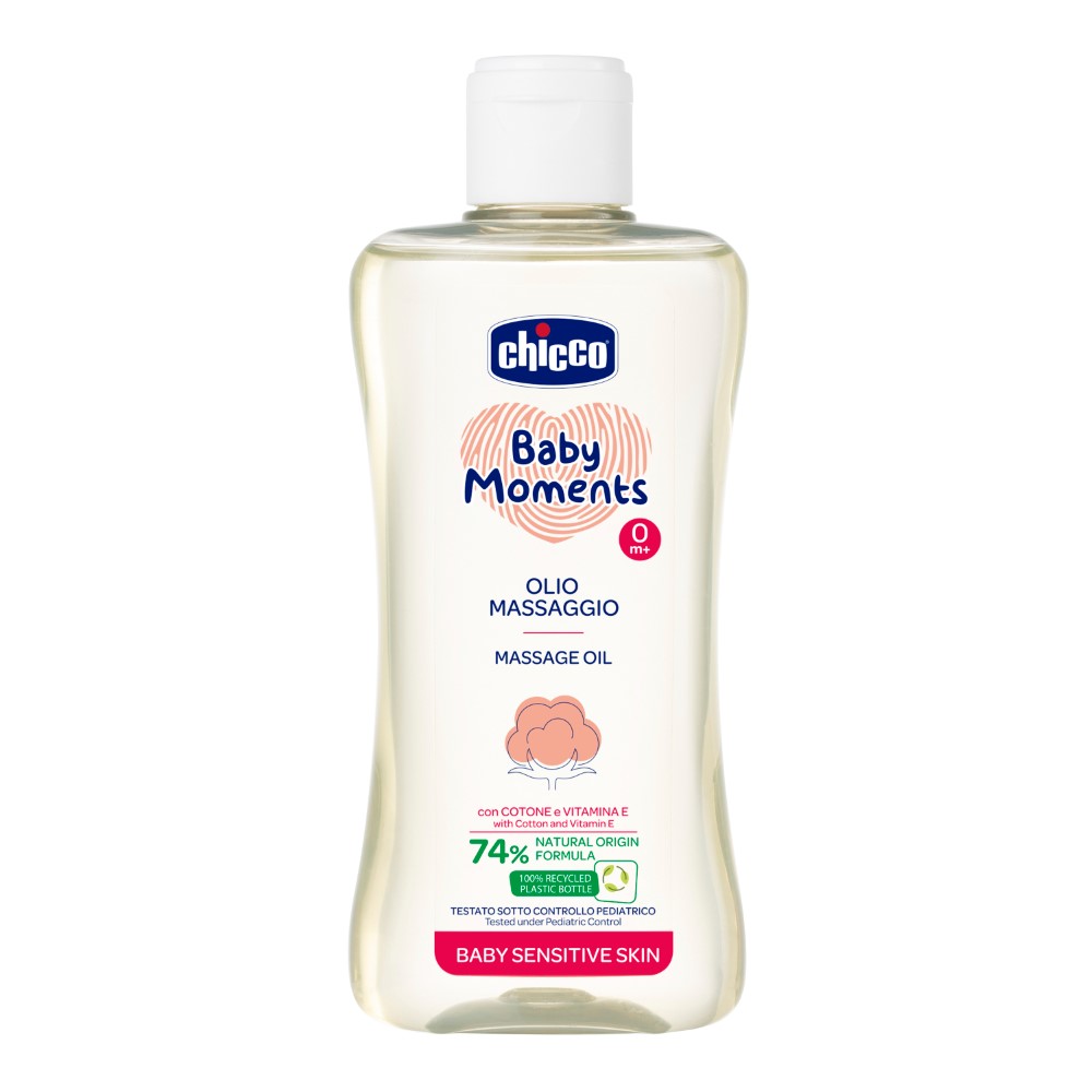 Изображение товара Chicco baby moments масло массажное 200 мл