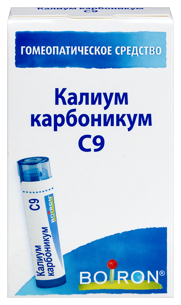 Изображение товара Калиум карбоникум с9 гомеопатические гранулы 4 гр натуральный препарат