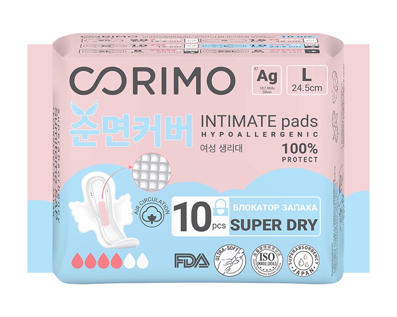 Изображение товара Corimo прокладки размер l 10 шт.