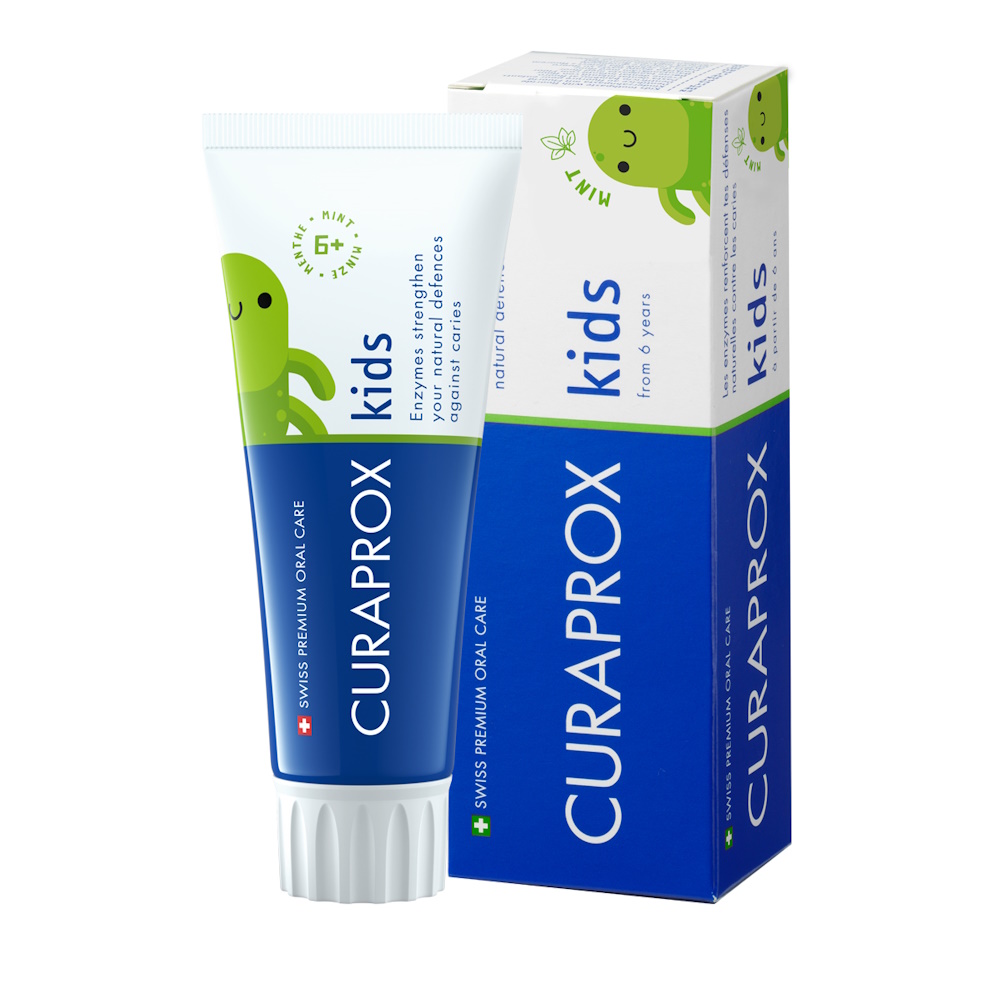 Изображение товара Зубная паста для детей Curaprox Kids со вкусом мяты, 60 мл