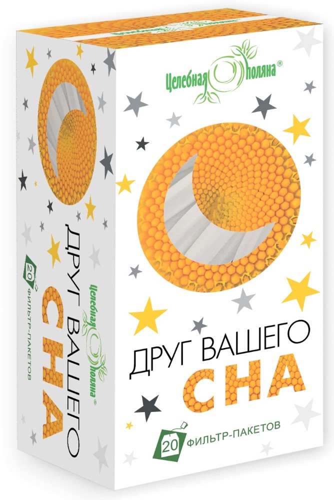 Изображение товара Целебная поляна друг вашего сна 1,5 20 шт. фильтр-пакеты