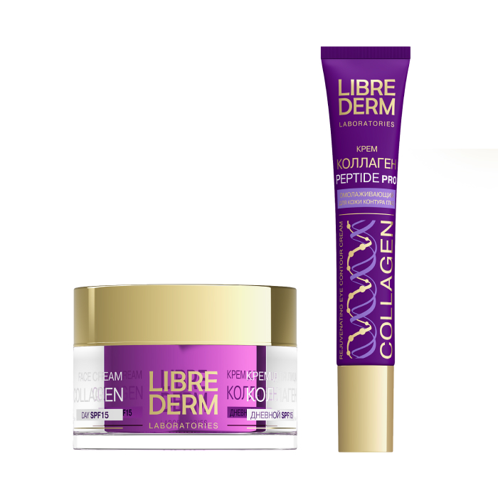 Изображение товара Набор Librederm Коллаген (Collagen): крем для лица дневной SPF15 + для век