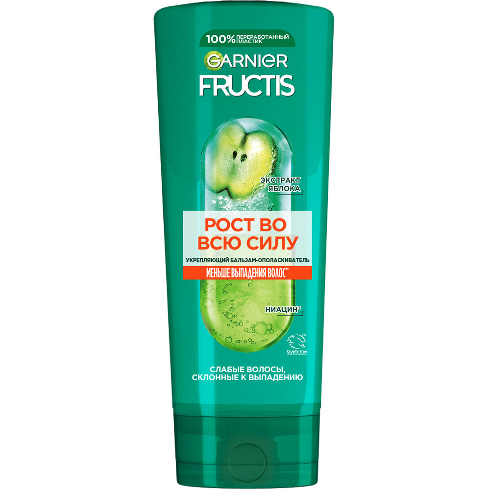 Изображение товара Garnier fructis рост во всю силу бальзам-ополаскиватель укрепляющий 387 мл