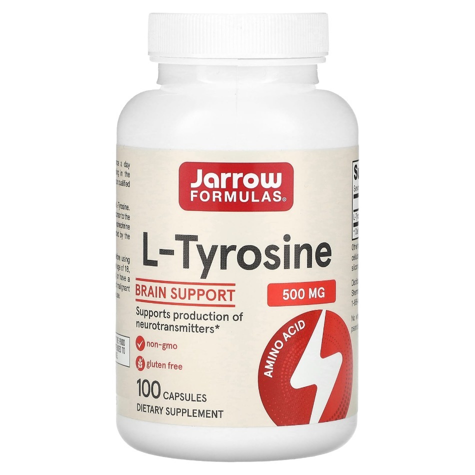 Изображение товара Jarrow formulas l-тирозин 500 мг 100 шт. капсулы массой 728 мг Изображение товара Jarrow formulas l-тирозин 500 мг 100 шт. капсулы массой 728 мг
