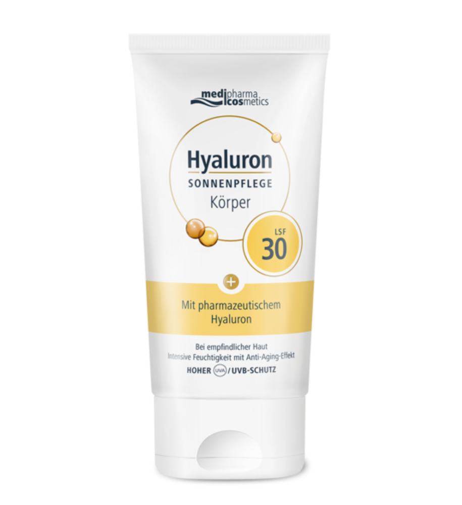 Изображение товара Medipharma cosmetics hyaluron солнцезащитный крем для тела SPF30 150 мл