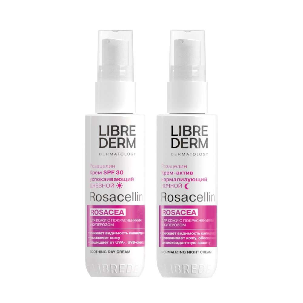 Изображение товара Набор ЛИБРИДЕРМ ROSACELLIN: крем дневной SPF30 + крем ночной