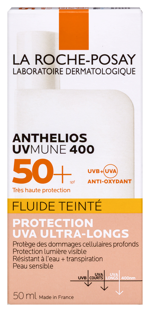 Изображение товара Солнцезащитный тонирующий флюид La roche-posay Anthelios UVMune 400 SPF50+