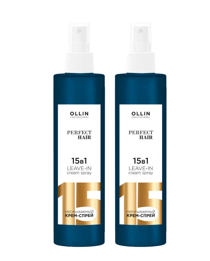 Изображение товара Набор Ollin perfect hair крем-спрей несмываемый 15 в 1 250мл х 2