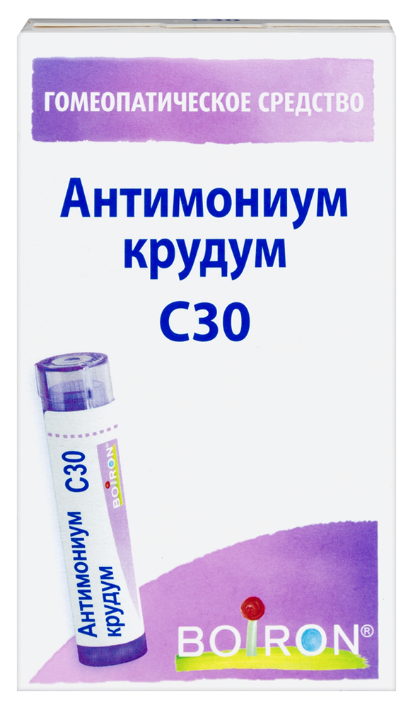 Изображение товара Гомеопатические гранулы Антимониум крудум C30 4 г