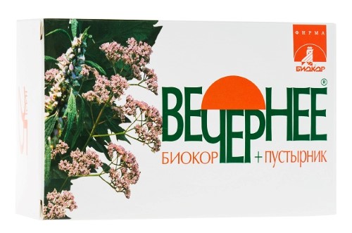 Изображение товара Вечернее+пустырник биокор №120 валериана + пустырник