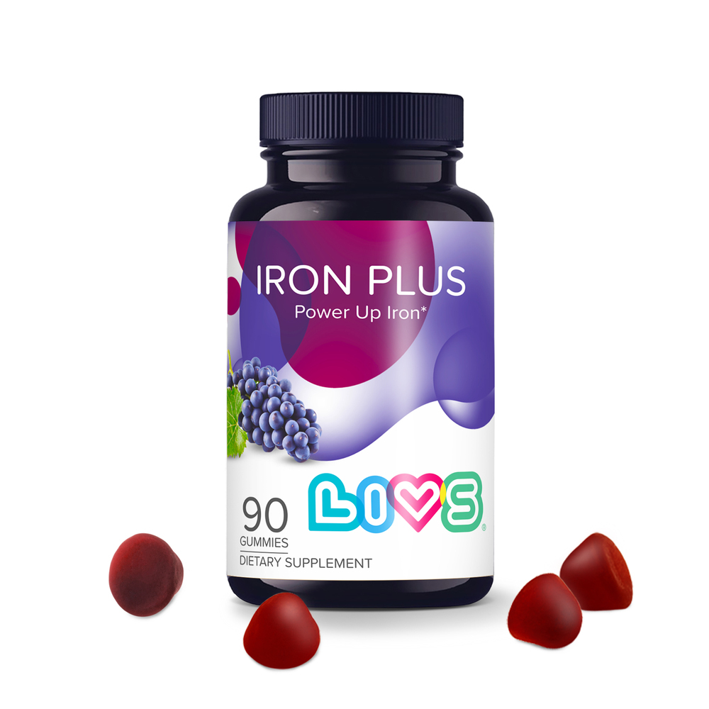 Изображение товара LIVS комплекс мультивит железо плс с витамином C 90 пастилок