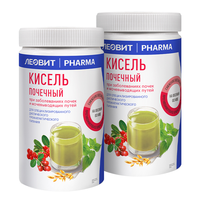 Изображение товара Набор из 2 уп. ЛЕОВИТ PHARMA кисель почечный 400 гр