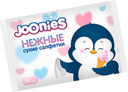 Изображение товара Joonies салфетки сухие бумажные (белые) для детей 30 шт. x8 Изображение товара Joonies салфетки сухие бумажные (белые) для детей 30 шт. x8