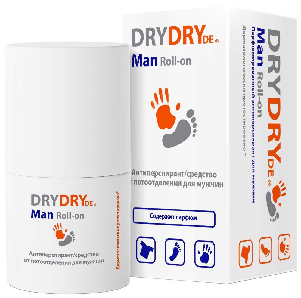Изображение товара Drydry de man антиперспирант парфюмированный для мужчин 50 мл