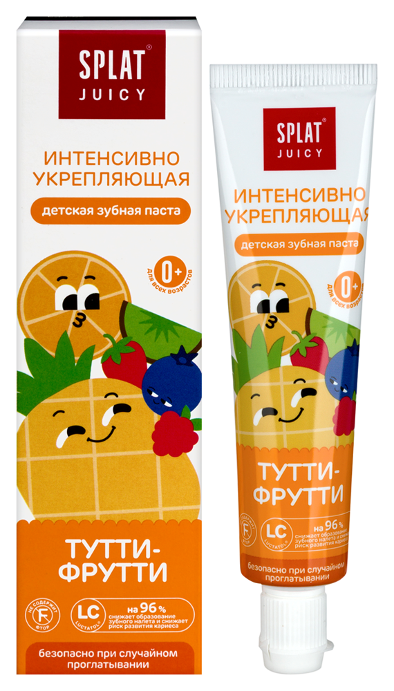 Splat juicy зубная паста тутти-фрутти 35 мл инструкция по применению