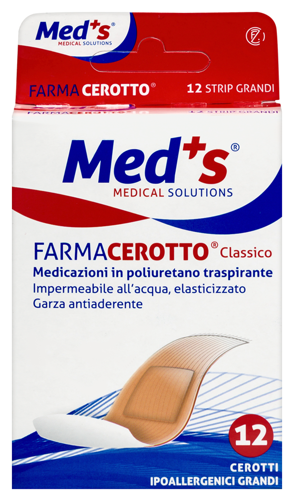 Изображение товара Farmacerotto classico пластыри водонепроницаемые 25х72 мм 12 шт.