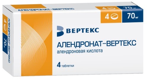 АЛЕНДРОНАТ-ВЕРТЕКС 0,07 N4 ТАБЛ инструкция по применению