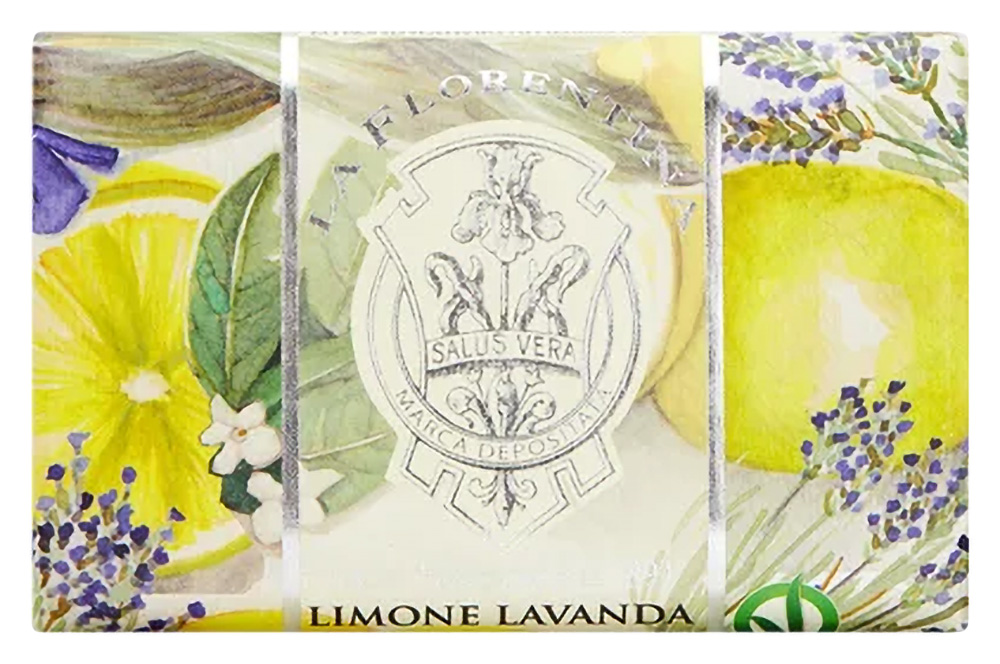 Изображение товара Твердое туалетное мыло La florentina лимон и лаванда 200 гр