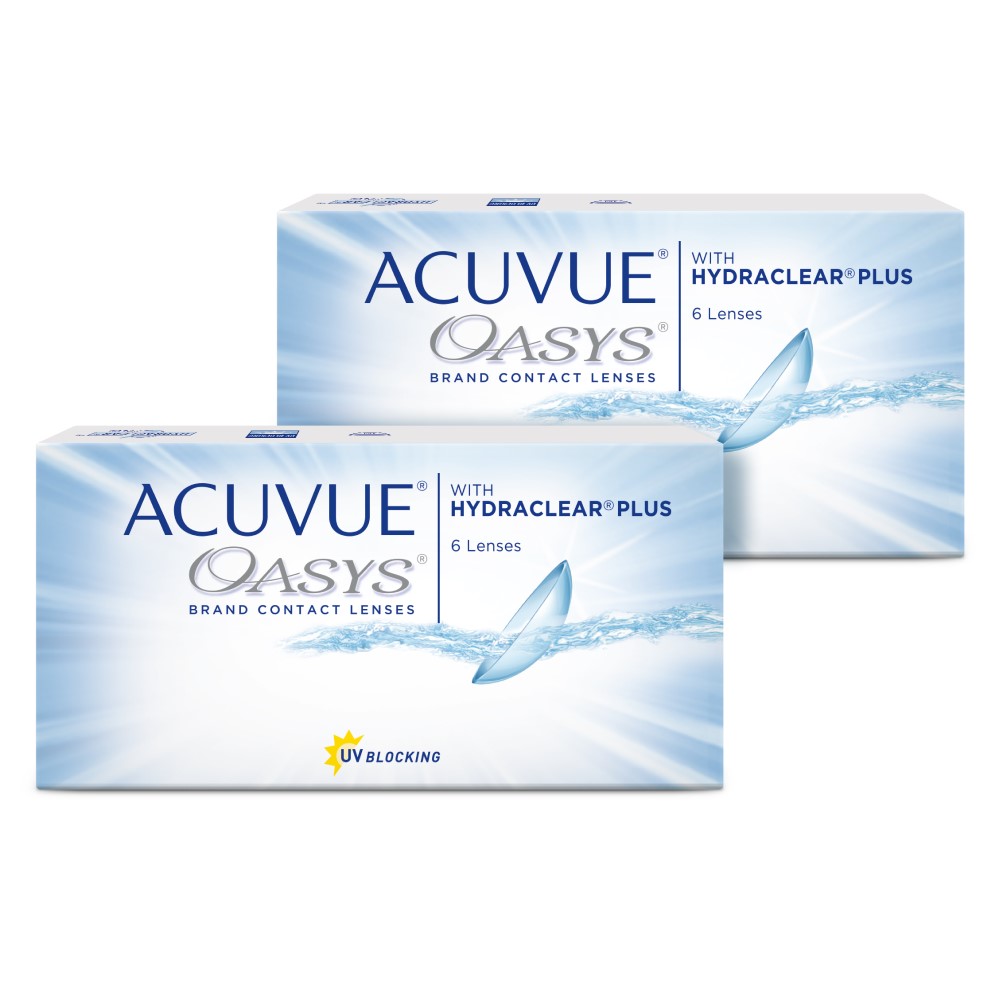 Изображение товара Набор из 2уп ACUVUE OASYS WITH HYDRACLEAR PLUS 8,4/14,0 N6 /-7,50/ КОНТАКТНЫЕ ЛИНЗЫ Изображение товара Набор из 2уп ACUVUE OASYS WITH HYDRACLEAR PLUS 8,4/14,0 N6 /-7,50/ КОНТАКТНЫЕ ЛИНЗЫ