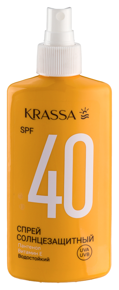 Изображение товара KRASSA СОЛНЦЕЗАЩИТНАЯ СЕРИЯ СПРЕЙ SPF 40 150МЛ