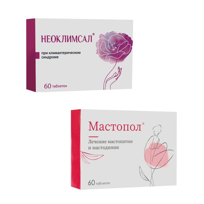Изображение товара Набор МАСТОПОЛ 60 табл. + НЕОКЛИМСАЛ 60 табл.