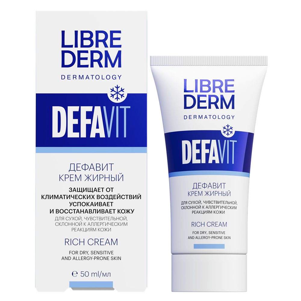 Изображение товара Librederm восстанавливающий витаминный крем для чувствительной кожи 50 мл