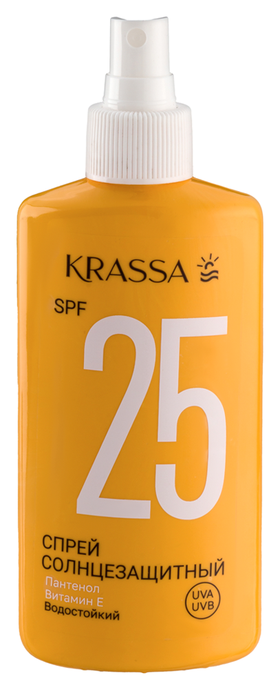 Изображение товара KRASSA СОЛНЦЕЗАЩИТНАЯ СЕРИЯ СПРЕЙ SPF 25 150МЛ