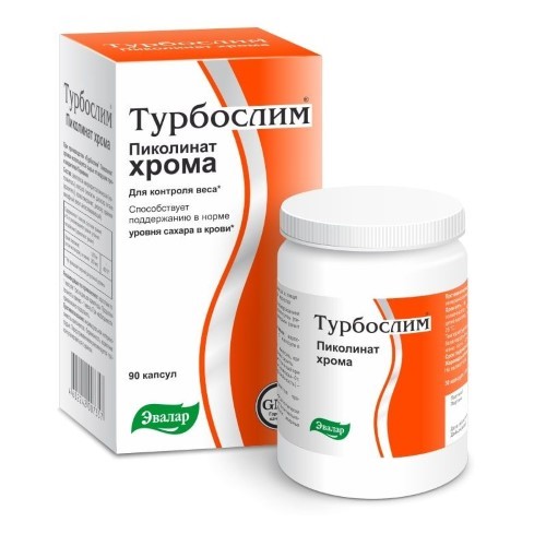 Изображение товара Турбослим Хрома Пиколинат 90 капсул для контроля веса и обмена веществ