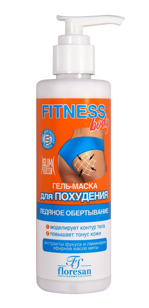 Изображение товара Floresan фитнес body гель-маска для похудения ледяное обертывание 200 мл