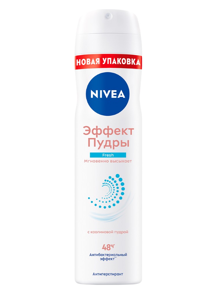 Изображение товара Nivea антиперспирант эффект пудры fresh спрей 150 мл