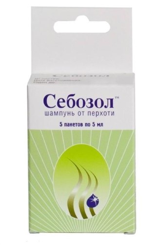 Себозол шампунь от перхоти 5 мл 5 шт. пак - цена 141 руб., купить в  интернет аптеке в Москве Себозол шампунь от перхоти 5 мл 5 шт. пак,  инструкция по применению